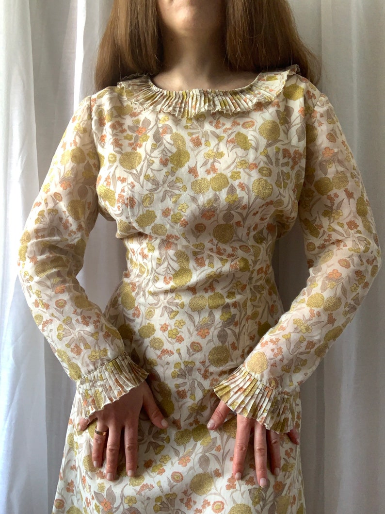 Robe des années 1960 BOBBIE BROOKS, robe dété vintage, robe en coton image 8
