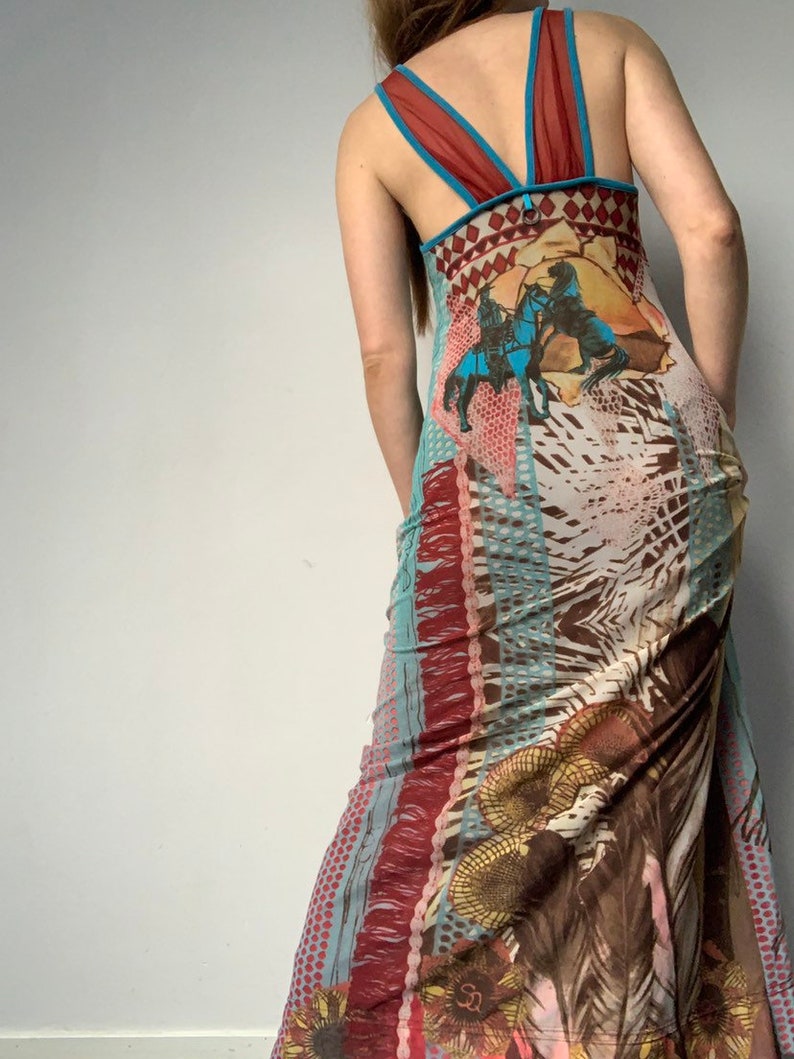 SAVE the QUEEN Punk Dress Vintage 1990\u2019s Dress Summer Dress Boho Dress Mesh Dress Layered Dress