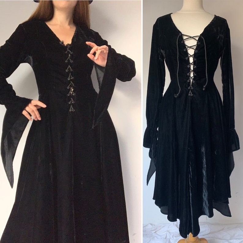 black witchy dress