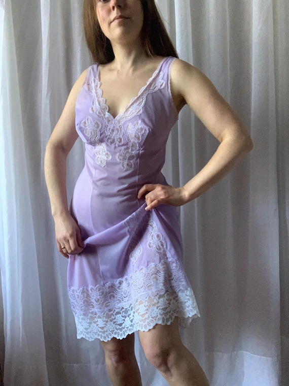 sm vintage slip dress 100 /% Antron Lilac