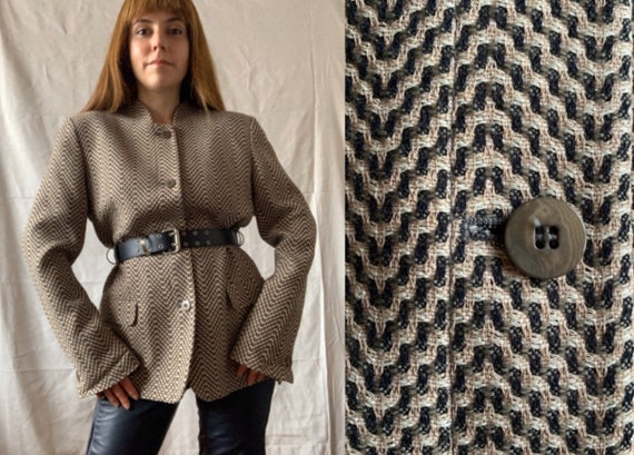 1990s Mani by ARMANI Woolen Blazer, Vintage Casual
