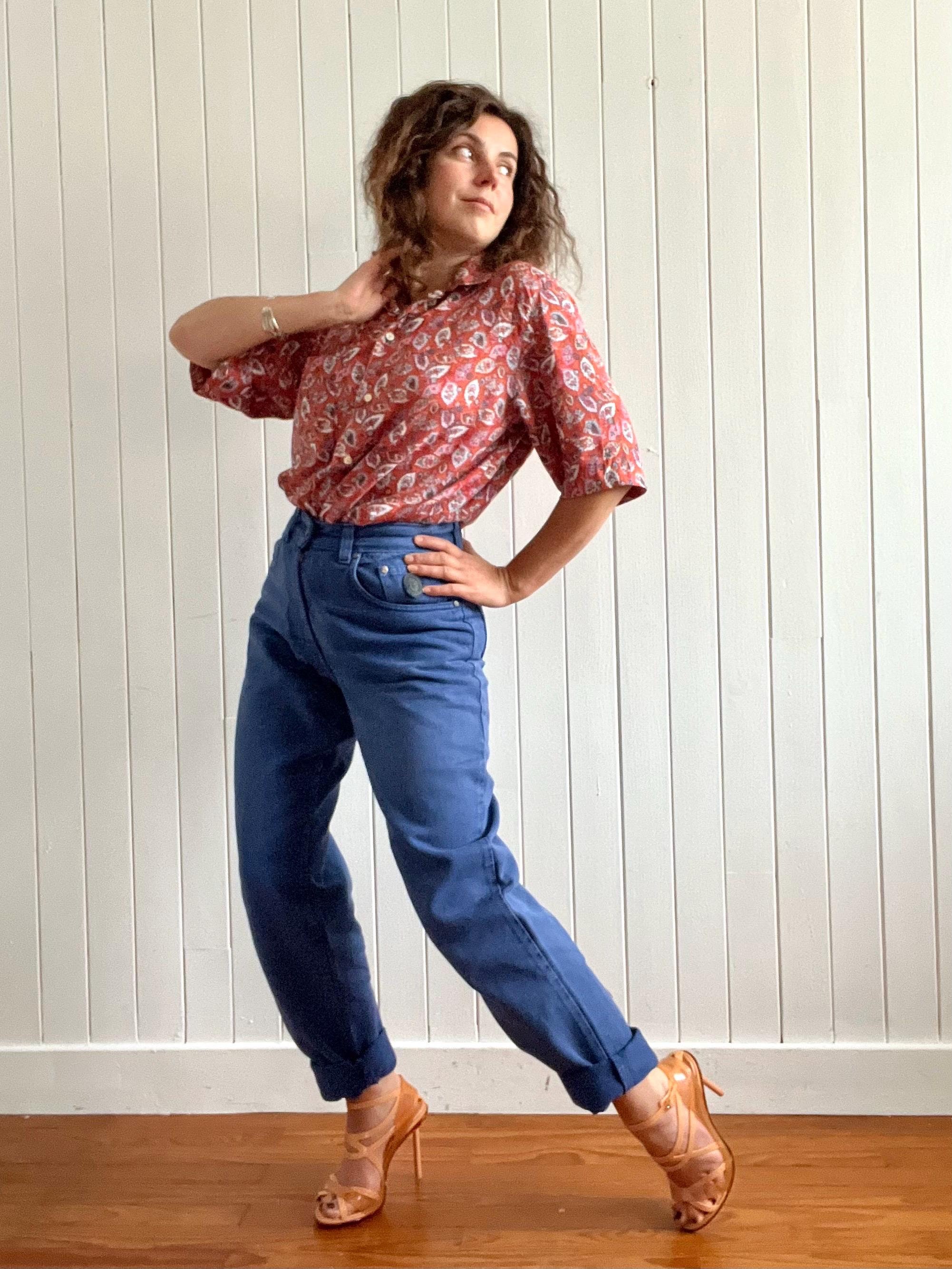 80s - 90s TRUSSARDI ロゴ刺繍 デニム トレンチコート