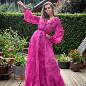 Robe Express Rose Magenta - Taille 2 - Sans Manches Avec Fente Devant - Neuf Avec étiquettes