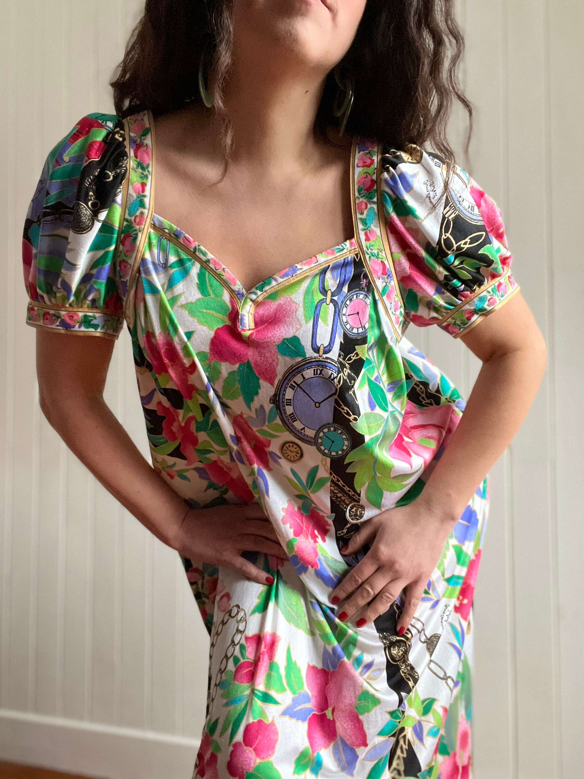 ワンピース Ameri VINTAGE VELOUR PUFF SLEEVE DRESS VELOUR PUFF SLEEVE DRESS