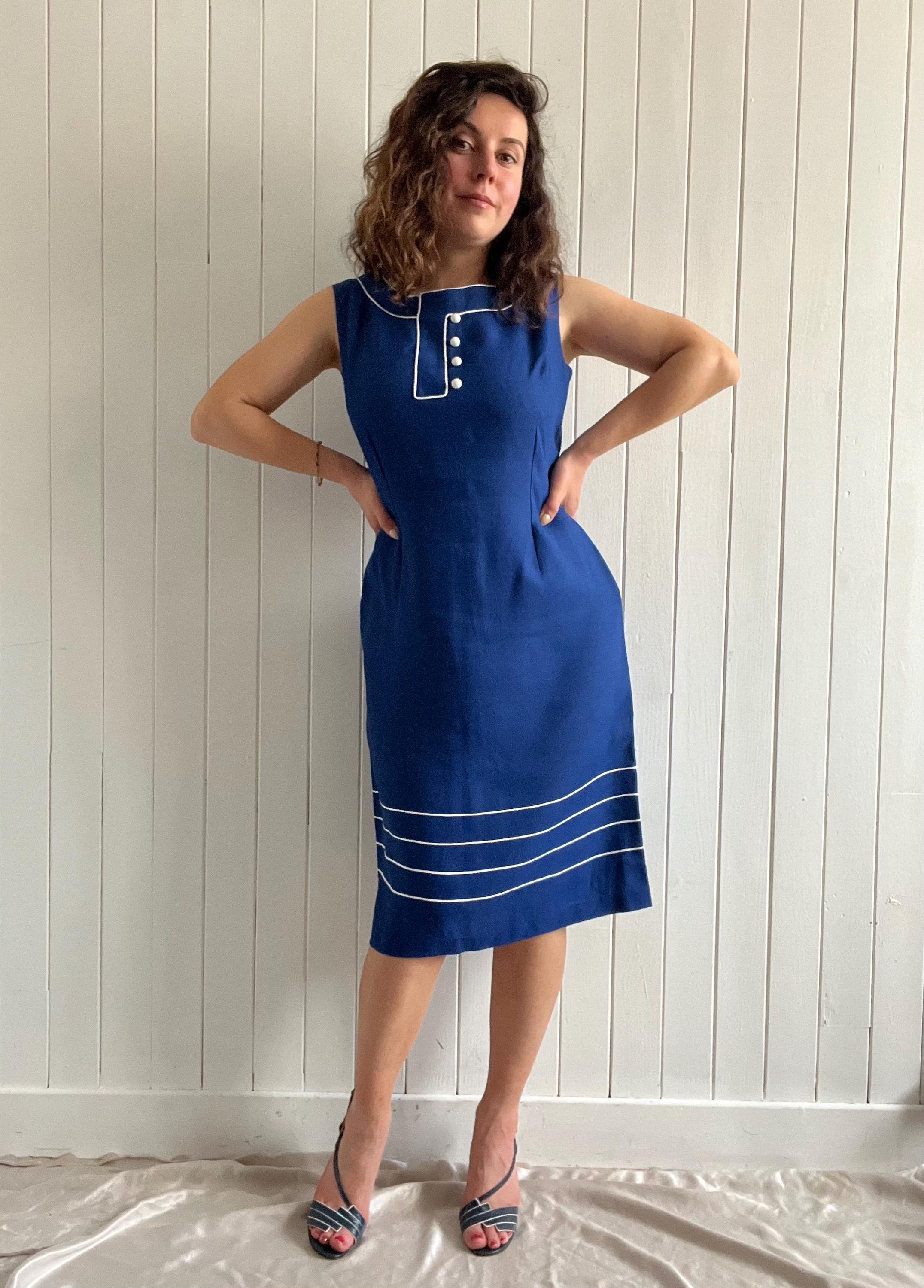 Vestito alla marinara anni 60 Italia