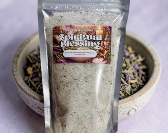 Cleansing Bath Salt, Hyssop Bath, Ritual Bath Salt, Blessings Bath Salt, conjure, witchcraft, hoodoo, conjure, witch