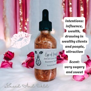 Jezebel Ritual Body Oil, attraction oil, attract wealth, sugar baby oil, attract customers, money oil, manifesting, jezebel oil
