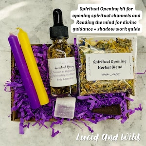 spiritual opening spell, psychic spell, boost intuition, ritual, pagan, wicca, wiccan, witchcraft, witch, spell kit, ritual spell kit