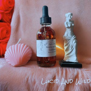 Aceite corporal Afrodita, Amor propio, Aceite de belleza, Aceite de perfume, Aceite corporal de perfume, Aceite de intención, Bruja, Brujería, Pagano, Perfume, Espray corporal imagen 7