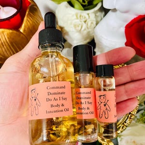 Commanding Perfume Body Oil, Intention Oil, Witch, Witchcraft, Pagan, Conjure, Hoodoo, Perfume, Body Spray