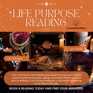 Life Purpose Reading | Same Day Detailed Psychic Reading | tarot reading | tarot, divination | spiritual reading | angel guidance