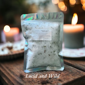 Spiritual Cleansing Bath Salt, Hyssop Bath, Ritual Bath Salt, Blessings Bath Salt, conjure, witchcraft, hoodoo, conjure, witch