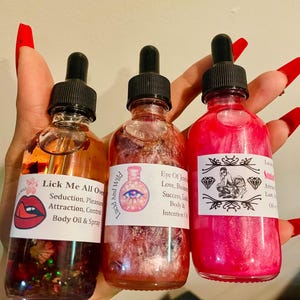 Spoiled Spellbound Bundle Perfume Body Oil, Intention Oil, Witch, Witchcraft, Pagan, Conjure, Hoodoo, Perfume, Body Spray