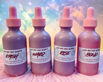 Alchemy Transmutation Oils, Kash, Ward, Bond, rise, Intention Oil, Intention, Spell oil, witchcraft, hoodoo, conjure, body spray, perfume