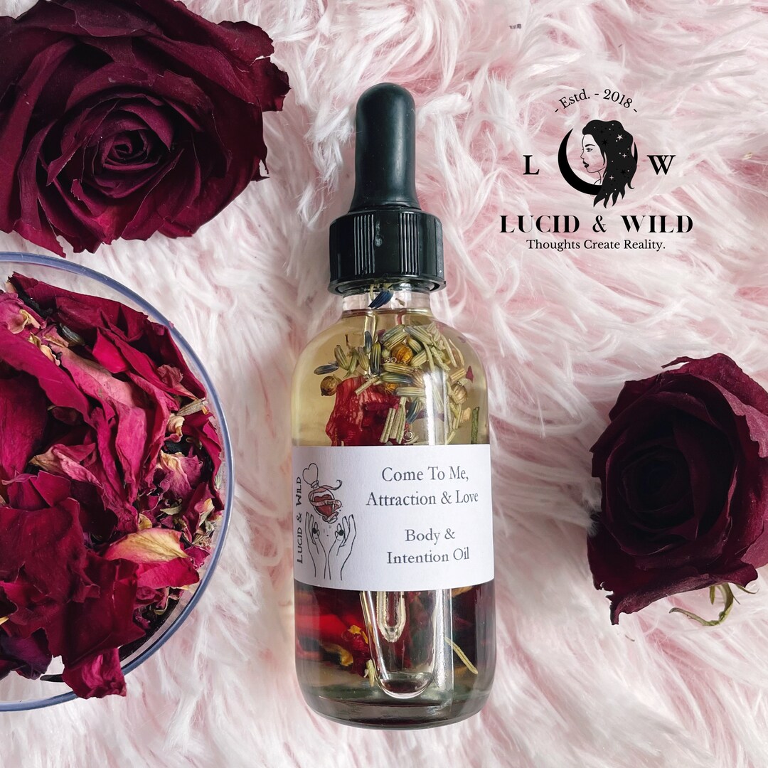 Attract Love Oil, Come to Me Oil, Attract Love, Self Love, Intimacy, Conjure, Hoodoo, Pagan