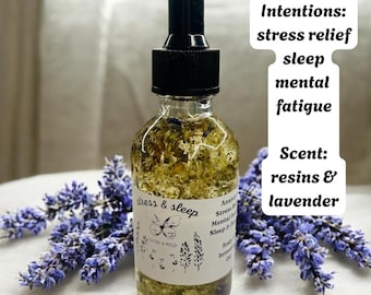 Anxiety & Stress Perfume Body Oil, Intention Oil, Witch, Witchcraft, Pagan, Conjure, Hoodoo, Perfume, Body Spray
