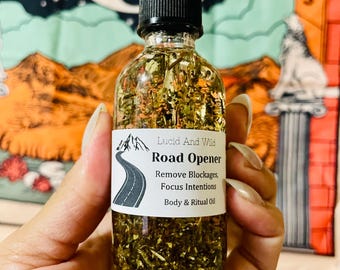 Road Opening Perfume Body Oil, Intention Oil, Witch, Witchcraft, Pagan, Conjure, Hoodoo, Perfume, Body Spray