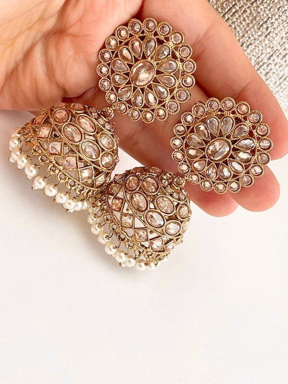 Boho Style Drop Jhumka Earrings Vintage Style Earrings For Women Girls  Party Banquet Jewelry - Temu Cyprus