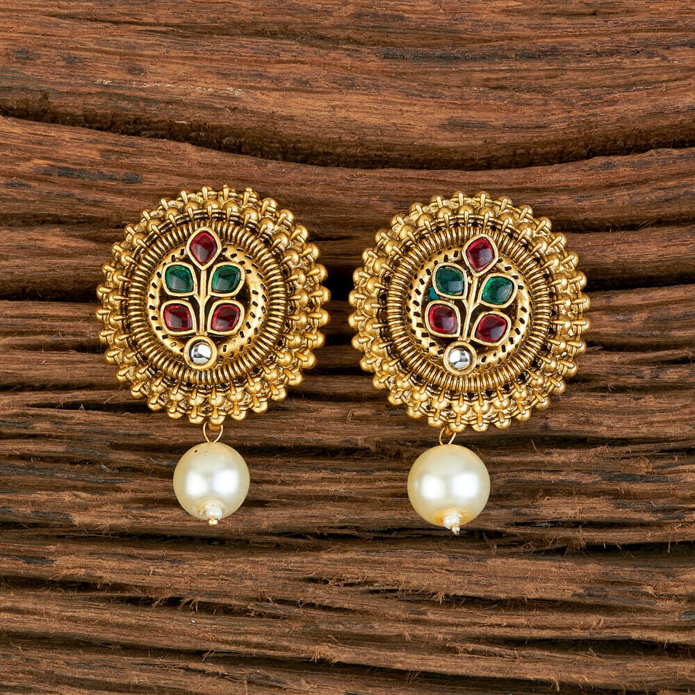 Buy Jfl - Jewellery For Less One Gram Gold Plated Designer Stud Earring For  Women Online at Best Prices in India - JioMart.