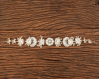 Kundan Head Band/Sheesh Phool tikka/Bridal Matha Patti/Sheesh patti/Matha phool/Bridal Matha Patti/Indian Bridal Jewelry/