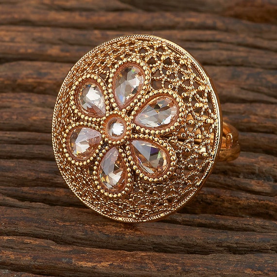 Antique Indian 22k Gold Dome Ring