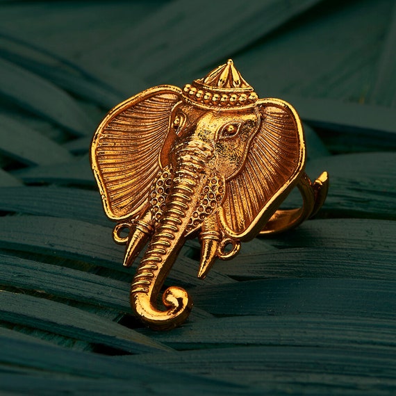 Timeless Lord Ganesha Gold Ring