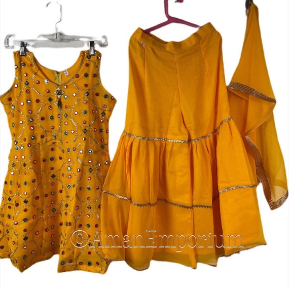 Haldi ceremony dress shop for girls