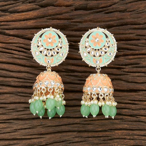 Kundan jhumka online deals