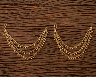 Bahubali Ear Jhumka Chain/ear Ring 