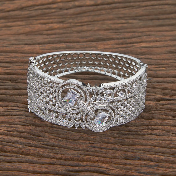 Diamond broad bracelet Clearance