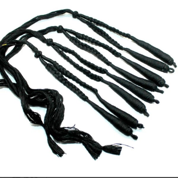 Thread Necklace Dori Black 15 Inch/Necklace dori/Cotton Thread Dori/Jewellery Making