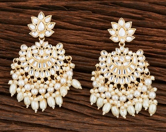 Chandbali earrings one gram on sale gold