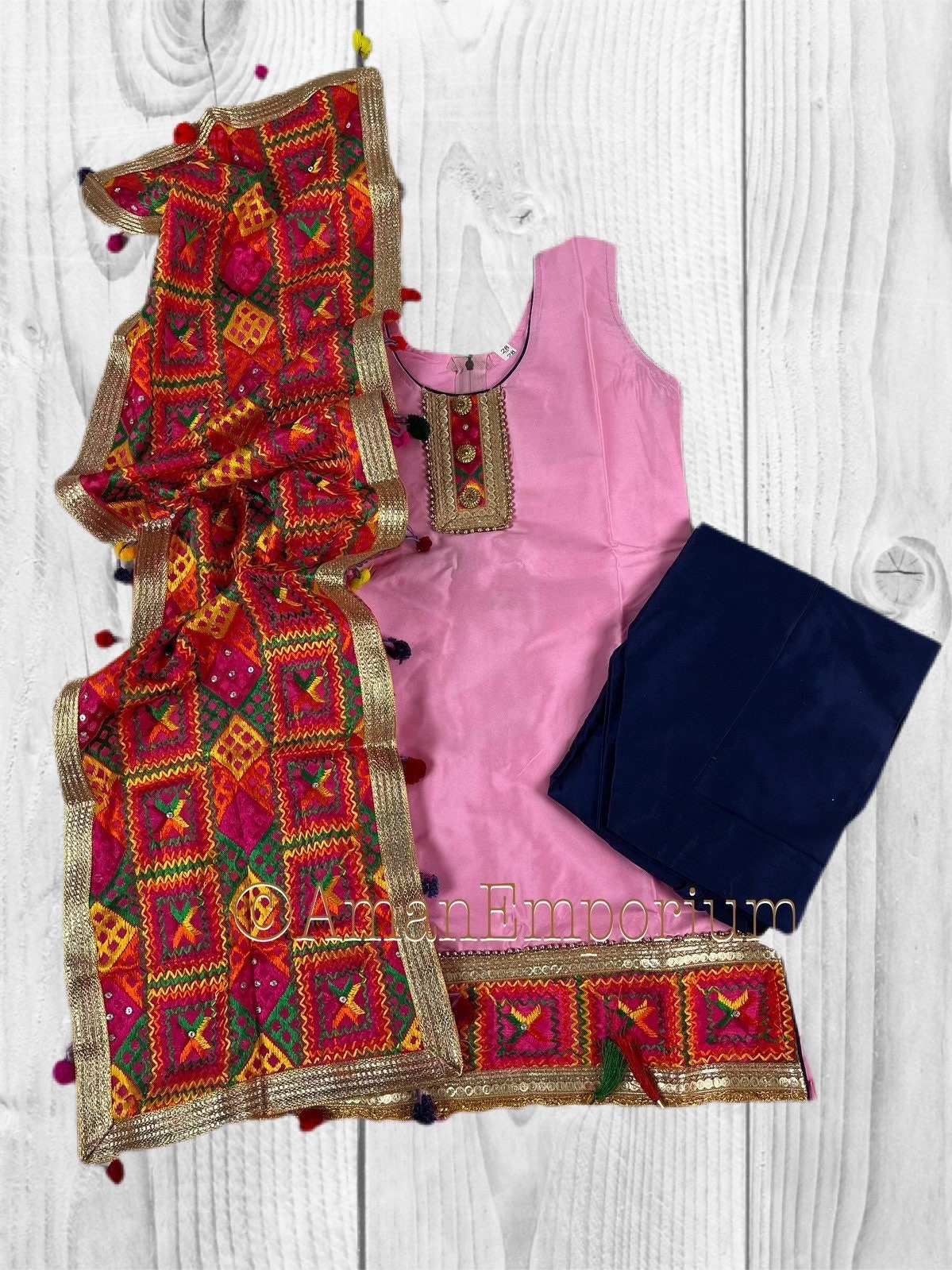 Buy Purple Girls Salwar Suits Online | G3fashion.com