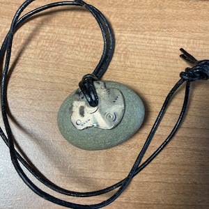 Lake Erie stone necklace