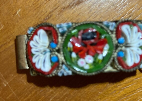 Italian micro mosaic bracelet 1940s - image 5