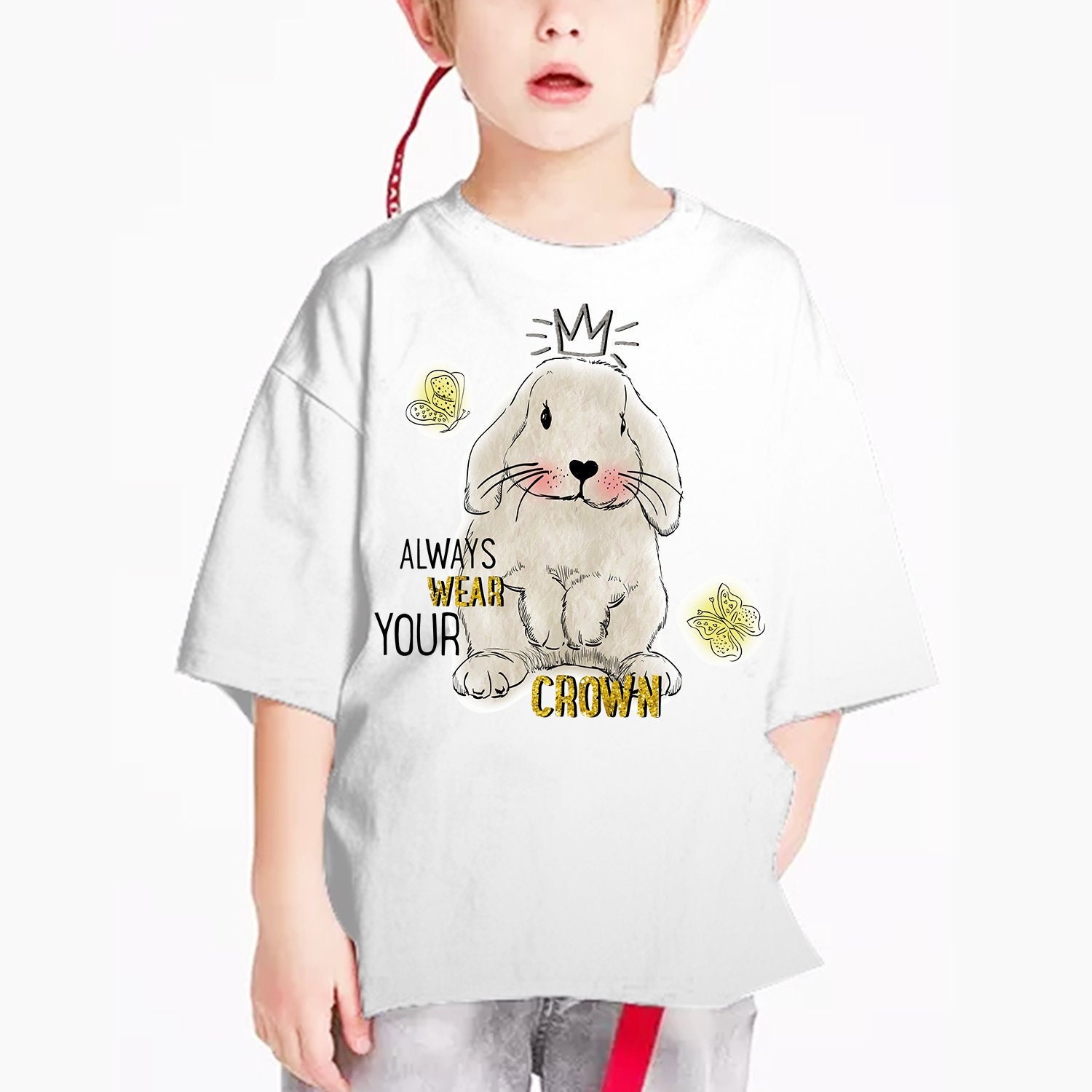 Download Bunny SVG Always Wear Your Crown EPS Cartoon PNG Shirt | Etsy