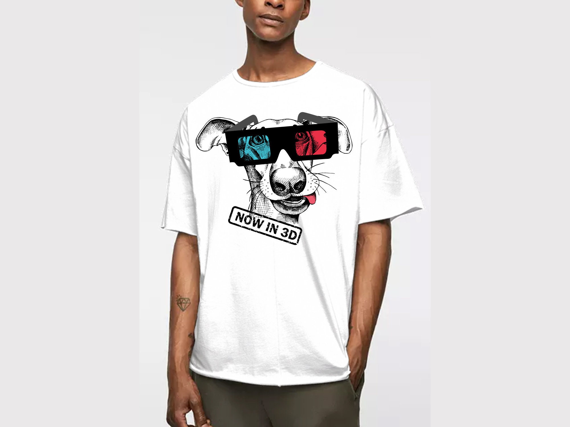 Download Dog Now In 3d Svg Fashion Eps Dog Now In 3d Glasses Png Etsy