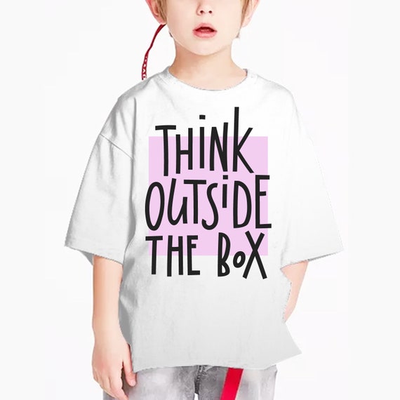 Download Think Outside The Box Svg Quote Eps Think Outside Png Shirt Design Digital Download Iron On Transfer Tee Design Ready To Print