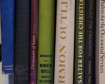 Vintage Liturgical, Homiletic Theology Lot Anglo-Catholic, Patristic, Sermon Resources, Psalters & More