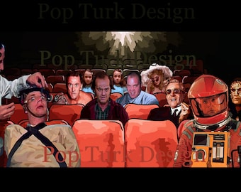 Stanley Kubrick Cinema - Digital Painting