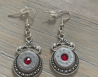 Bullet dangle earrings .45