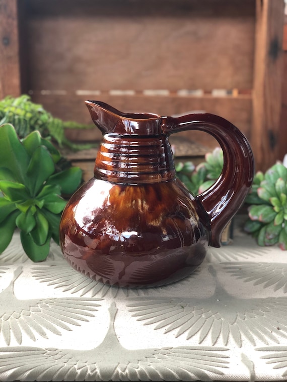 Beautiful Vintage Ceramic Carafe Etsy