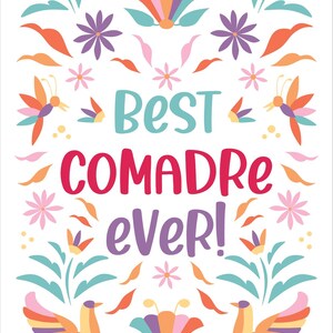 La migliore comadre di sempre! Biglietto d'auguri