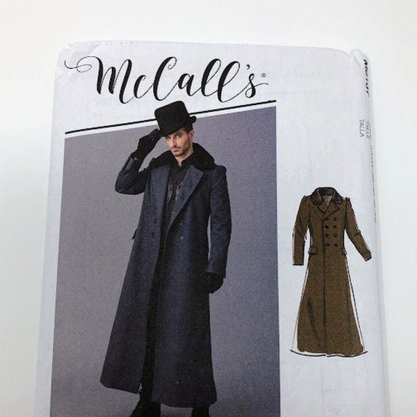 Mens Coat Pattern Etsy