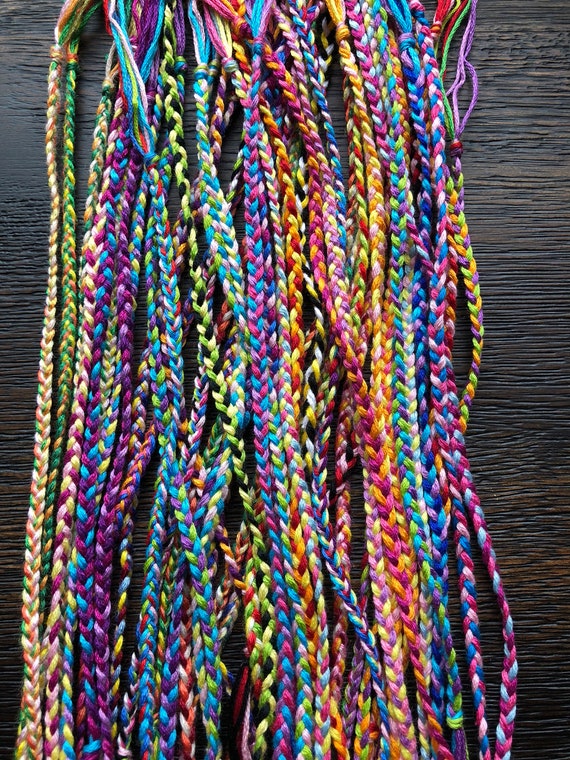 Cute yarn bracelets clearance