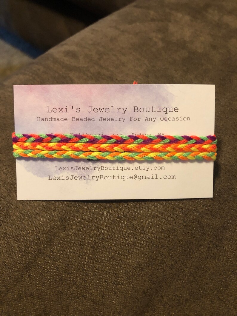 Bulk String Bracelets Friendship Bracelets Handmade Etsy
