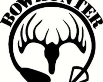 Bowhunter .SVG cut file for CNC, Silhouette, Cricket