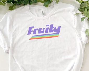 Fruitig shirt, Gay Pride Shirt, Grappig Pride Shirt, Pride Parade, Pride Maand, Gay Pride Vlag, Pride Kleding, Pride Top, LGBTIA + Pride Gift