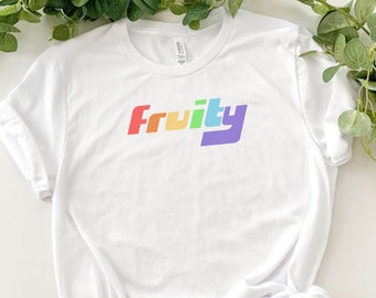 Fruitig shirt, Gay Pride Shirt, Grappig Pride Shirt, Pride Parade, Pride Maand, Gay Pride Vlag, Pride Kleding, Pride Top, LGBTIA + Pride Gift