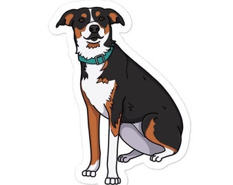 Custom Dog stickers, Personalized Dog Sticker